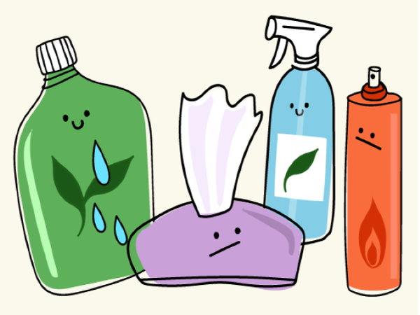 Checklist for finding more sustainable cleaning products