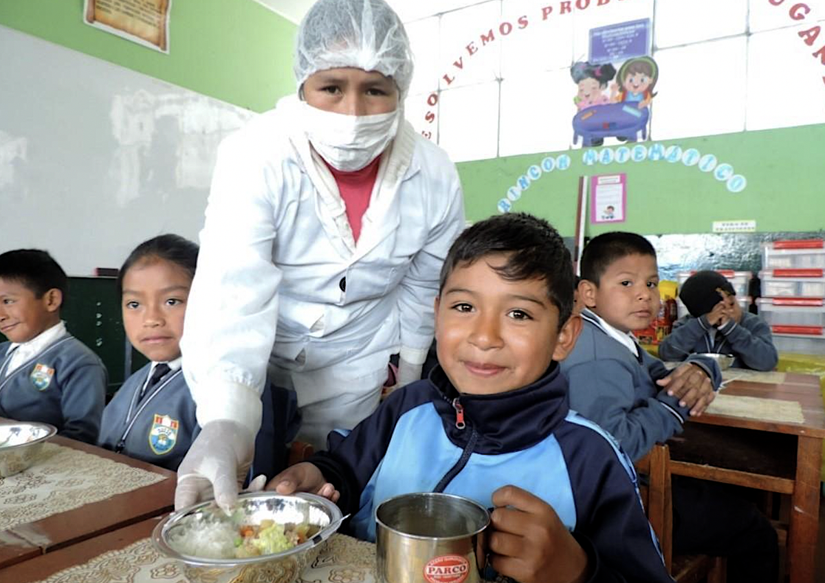 Zero Hunger for Peruvian Students. Image: FAO PERU